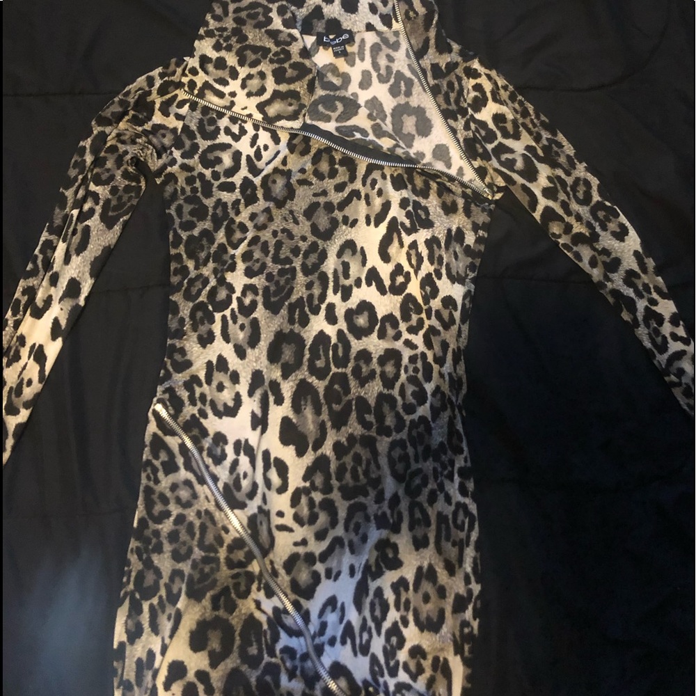 Leopard print dress
